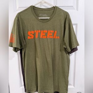 Steel athletic tshirt